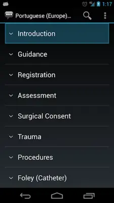 Portuguese (Europe) Medical android App screenshot 5